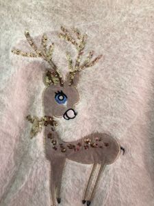 Reindeer Embellished Sweater