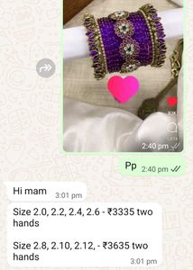 Silk thread kundan bangle set