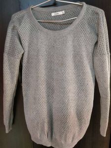 Gray Knit Sweater