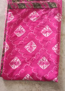 Pink Colour Unused Saree