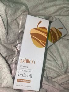 Plum Ginseng Root Nourish Hair Oil