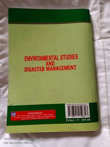 EVS and E. V 1st Semester Bsc Books
