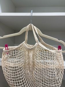 Beige Crochet Bag