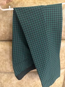 New! ZARA Green Gangnam Style Check Pants