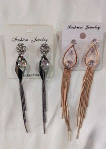 Dangling Fashion Earrings - Two Pairs 💛🩶