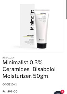 Ceramides 0.3% + Bisabolol Moisturizer