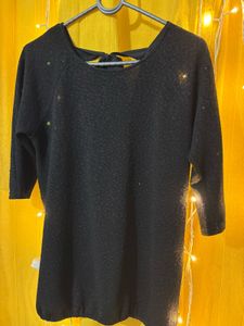 Chic Black Tunic Top