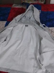 Puma Grey Zip-Up Hoodie