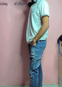 side stone denim jeans 👖 for men