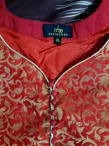 Bright Red Kurta