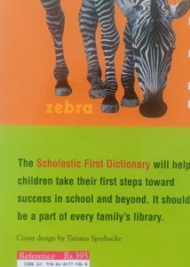 Scholastic First Dictionary For Small Kids