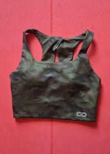 Silvertraq Sports Bra Army Camo High Impact Suppor