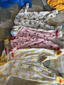 Baby Footed Winter Rompers (3)