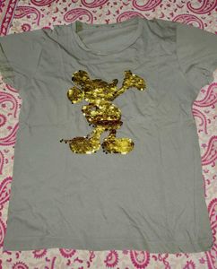 Sequin Giraffe Tee