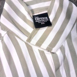 Striped Button-Down Shirt