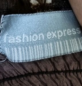 Brown strap dress