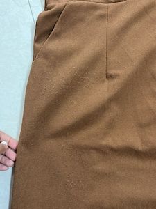Brown Halter Jumpsuit