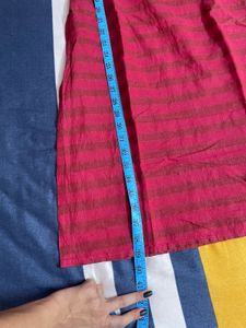 Red Kurta Pent Set