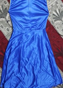 Girls frock With Leggings lambai 42 Inch Blue 💙