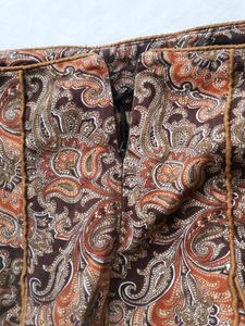 Vintage Brown Floral Skirt