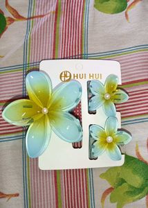 1-Flower Hair Clip Set