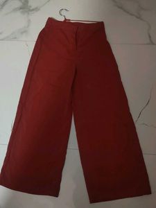 Wide Leg Rust Pants
