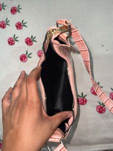 Pink pinterest Y2K Baguette Shoulder Bag