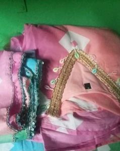 Multicolor Anarkali Top And Duppata