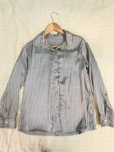 Patterned satin Shirt