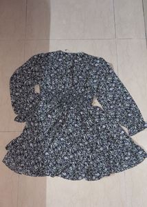 Floral Print Mini Dress