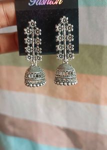 Black Matal Earrings