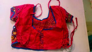 Beautiful Pink Navaratri Choli