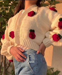 Crochet Rose Cardigan
