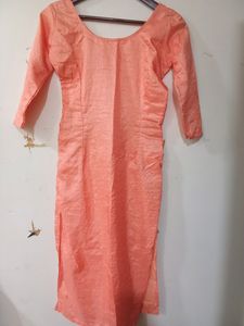 Beautiful Peach Kurti