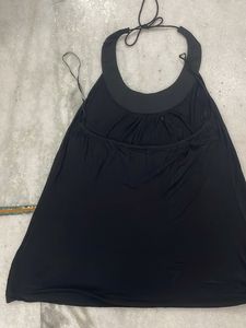 Black With Beeds Top