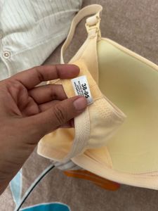 Padded Cream Bra