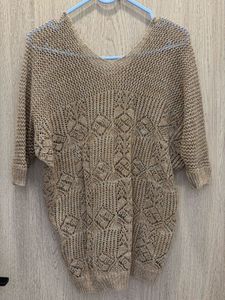 Beige Knit top