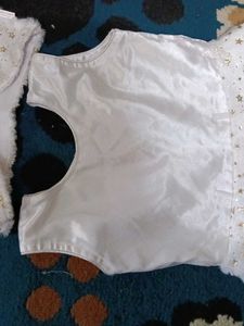 White Colour Party Frock