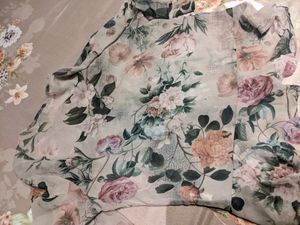 Multicolor Floral Printed V Neck Top (Women&#39;s)