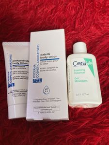 Skincare Set lotion and cleanser