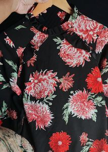 Beautiful Floral Print Long Top.Size 38