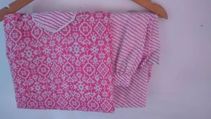 Pink Kurta Set
