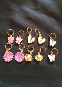 Delicate Charm Earring Set
