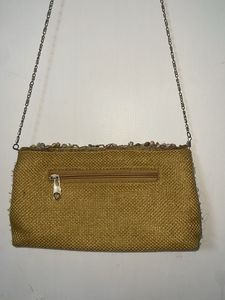 Embellished Clutch with Chain Strap