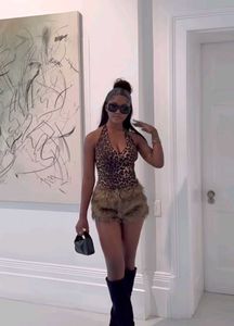 PRICE DROP Y2k Leopard Print Halter Top