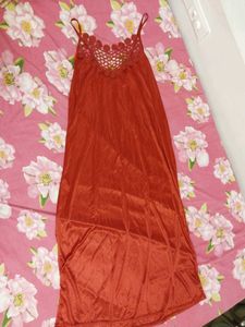 Coat Tie Type Nighty Gown Large Size