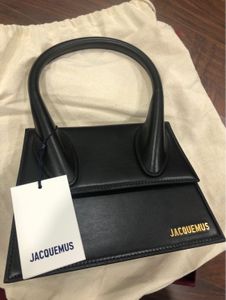 Jacquemus Le Grand Chiquito Black Leather Handbag