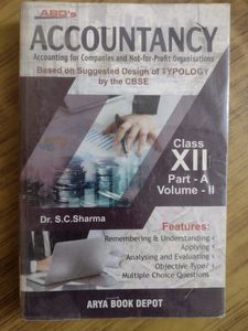 Accountancy Book For Class 12, Part-A, Volume-2