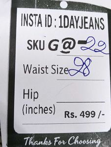 G@-22 Size-28 Straight Jeans