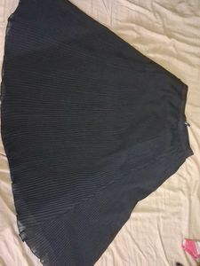 Pleated Black Skirt